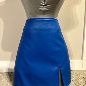 Wet Seal Vibrant Blue Mini Skirt